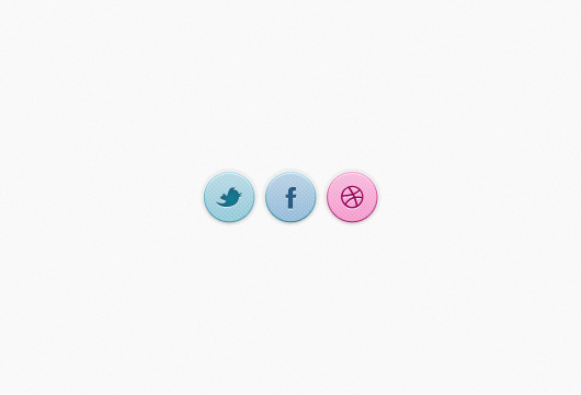 Rounded Social Media Icons (Psd)
