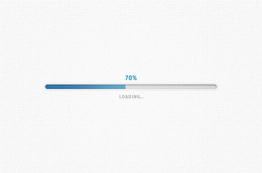 Blue Website Loading Bar (Psd)