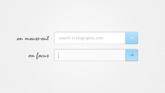 Website Search Field (PSD)