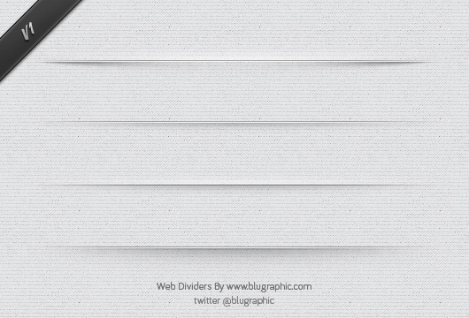 Web Dividers V1 (Psd)