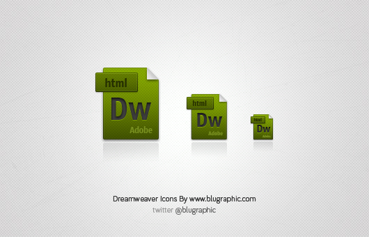 Dreamweaver Extension Icons (Vector / Psd)