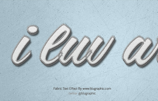 Fabric Text Effect Generator (Photoshop)