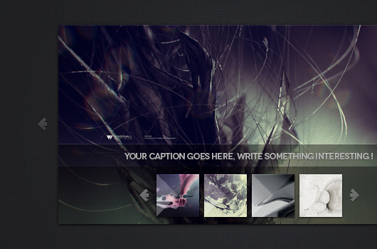 Silk Image Slider With Thumbnails (Psd)