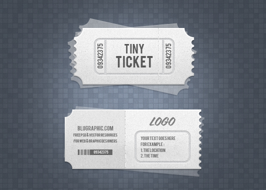 Event / Admission Tickets (Psd)