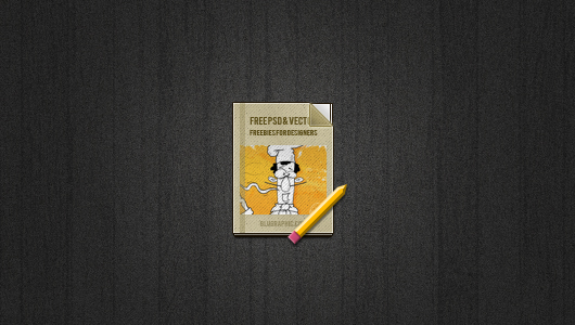 Book & Pencil Icon (Vector/Psd)