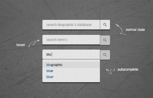 3 State Push Search Field (Psd)