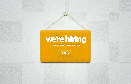 We’re Hiring Badge (Psd)