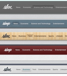 psd header template