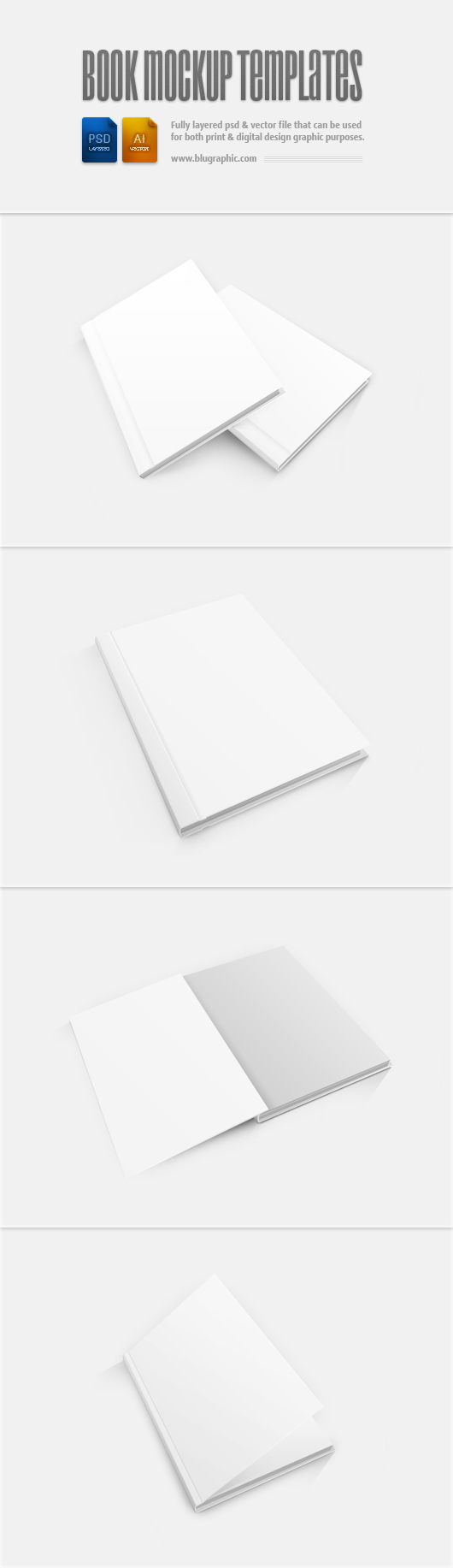 Book Mockup Template (Psd)