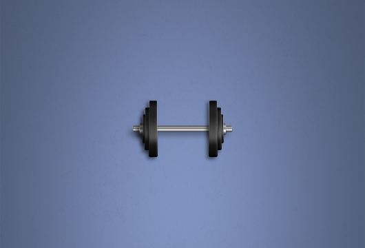 Dumbbell Icon (Psd / Vector)