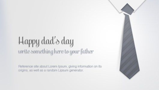 Father’s Day Greeting Card (Psd)