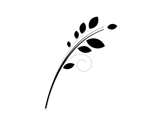 Leaf Ornament Nature Theme (Vector)