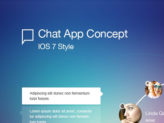 Chat Application Design (Psd)