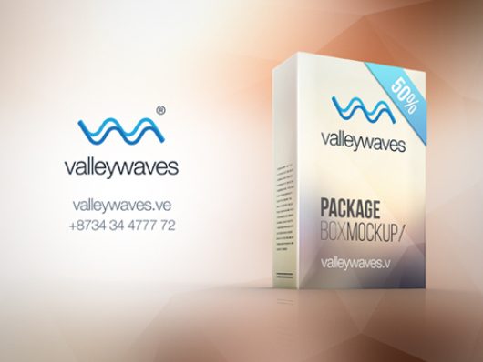 Smart Package Box Mockup (Psd)