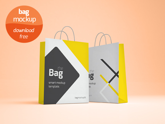 Free Shopping Bag Mockup (PSD)