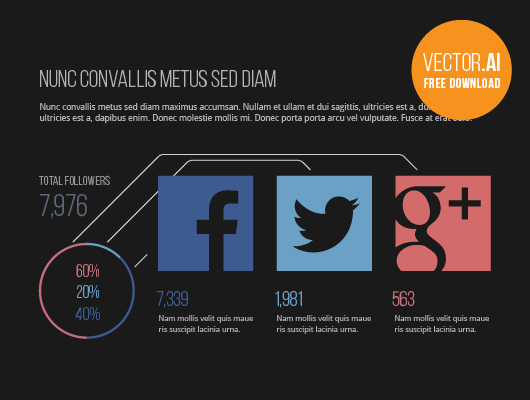 Social Media Statistics Infographic