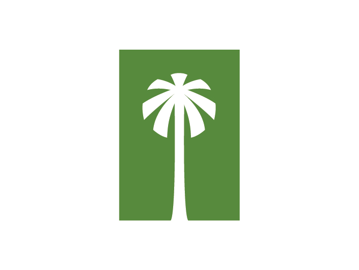 palm tree icon logo