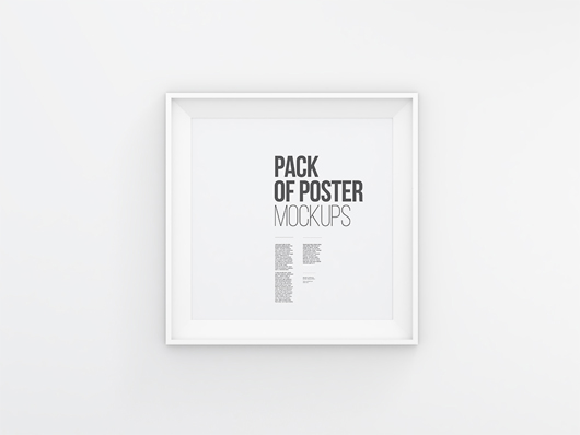 Square Poster Mockup