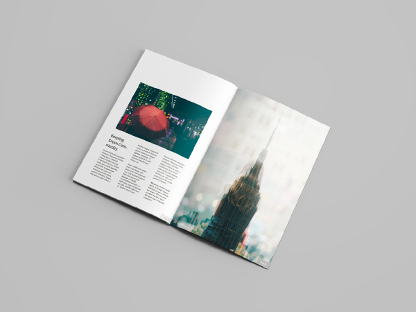 Download Free A4 Magazine Mockup PSD Mockup Templates