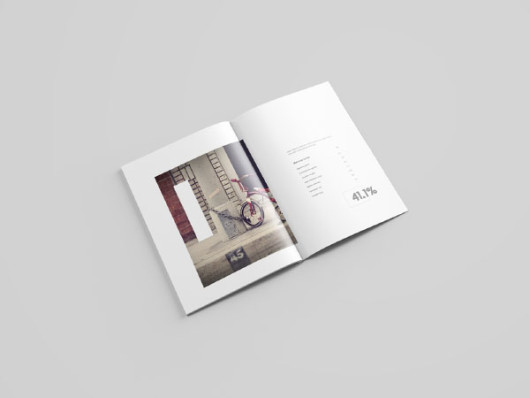 Letter Magazine Mockup
