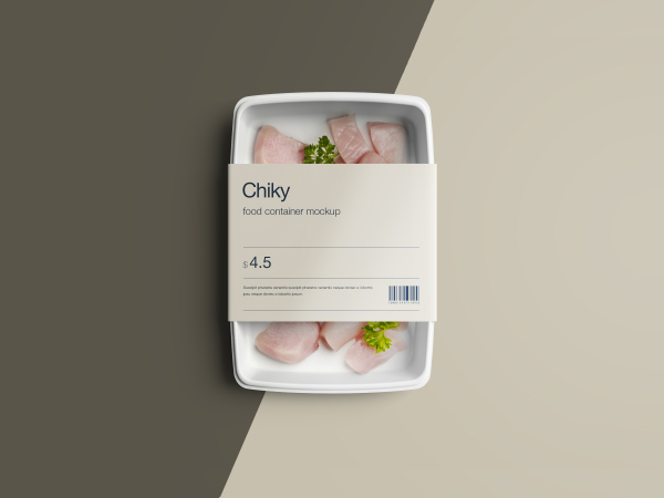 Food Container Mockup