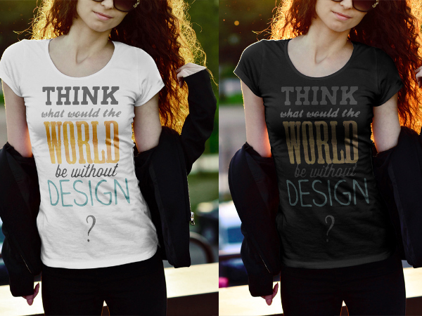 female t-shirt mockups