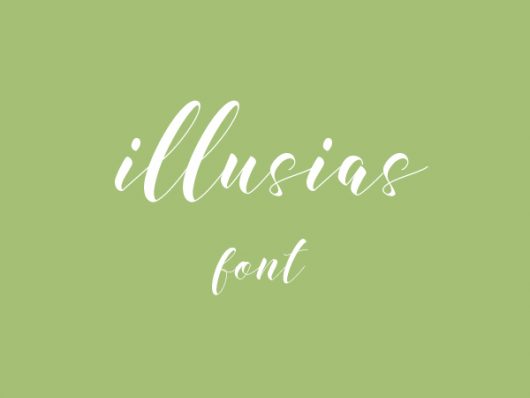 Illusias Free Font Illusias Free Font