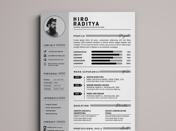 simple resume template