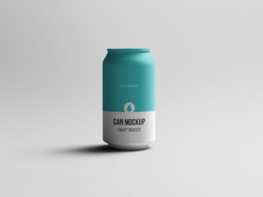 Free Can Mockup (PSD) Free Can Mockup (PSD)