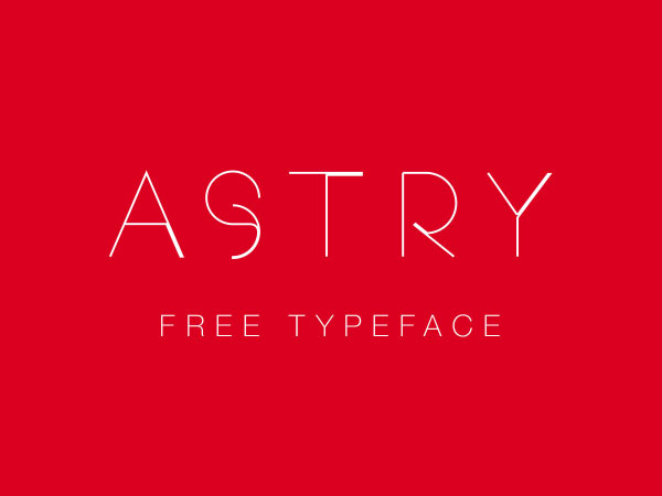 Astry free font