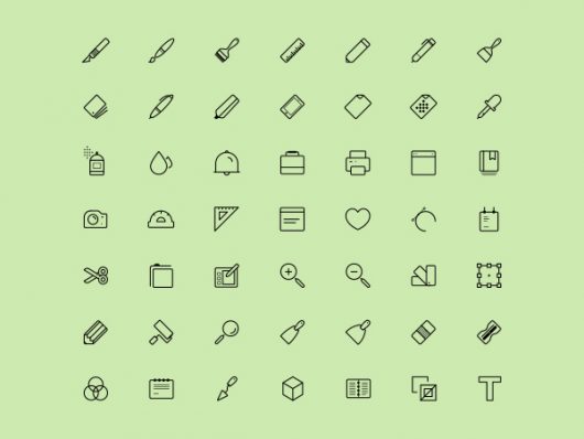 Vector Artist Tools Icons Vector Artist Tools Icons