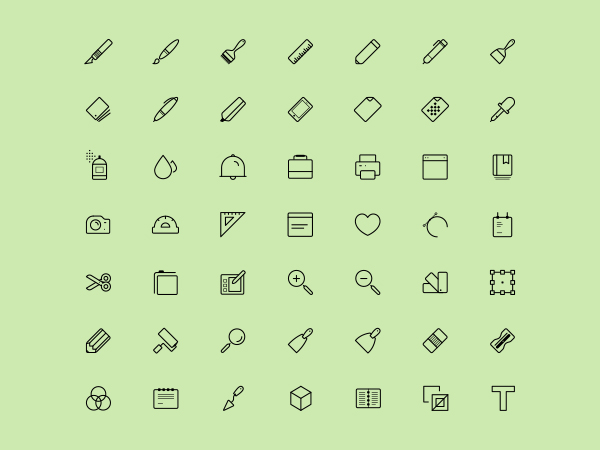 Artist Tools Icons