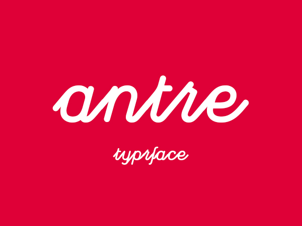 antre free font