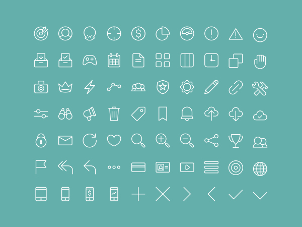 Multipurpose Line Icons