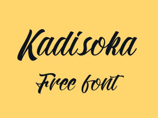 Kadisoka Free Script Font