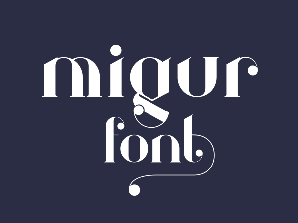 Migur Free Font