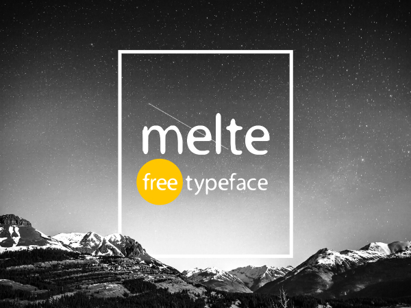 melte typeface