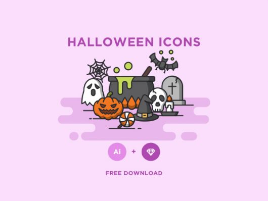 Halloween Icons for Illustrator & Sketch Halloween Icons for Illustrator & Sketch