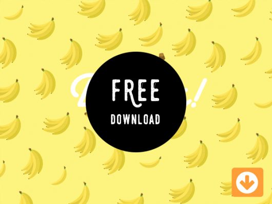 Banana Vector Pattern Free Download