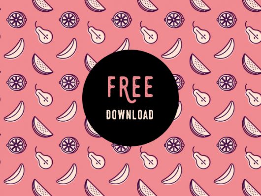 Free Fruits Pattern Download