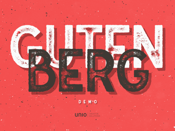 Gutenberg font