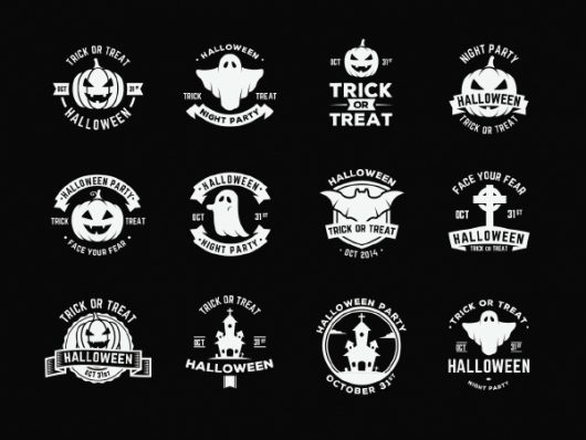 Free Halloween Vector Badges Download Free Halloween Vector Badges Download