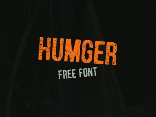 Humger Grunge Free Font