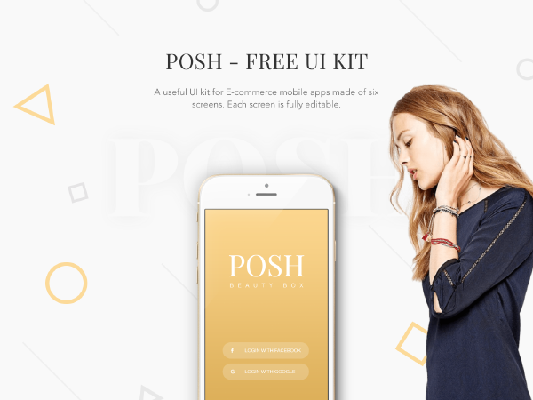 Posh free Ui Kit