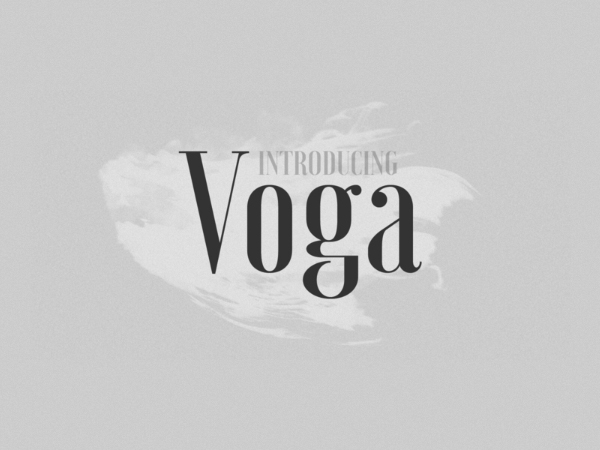 voga free font