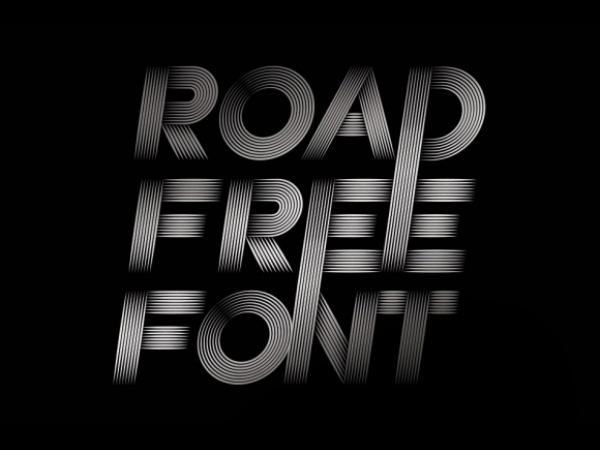 road free font