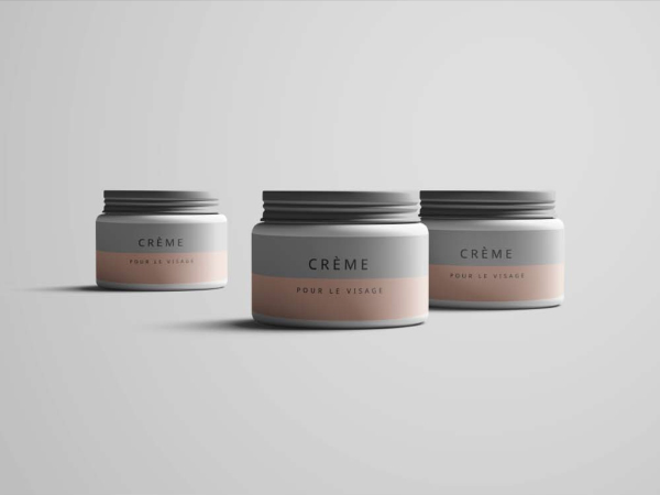 Cream Jar Psd Mockup (Free Download)