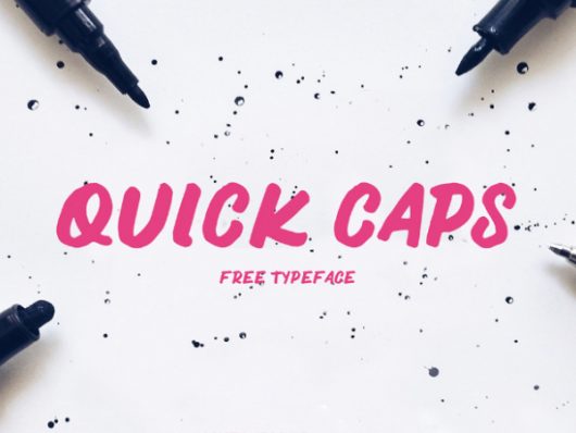 Quick Caps Free Font