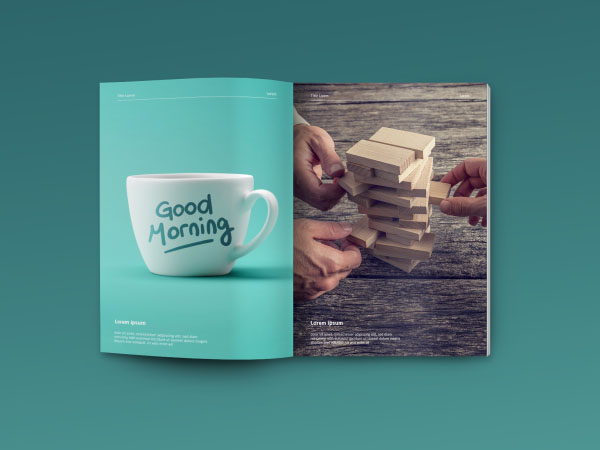 Download Square Magazine Mockup Psd PSD Mockup Templates