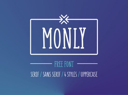Monly Free Font Download Monly Free Font Download